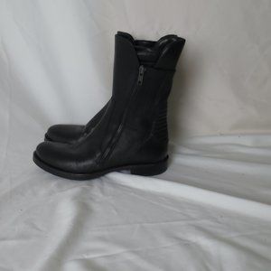 Ann demeulemeester Black Zip-up Boots